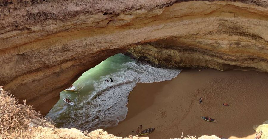 Quarteira: Benagil Cave Guided Catamaran Day Cruise & Drink - Key details before you book