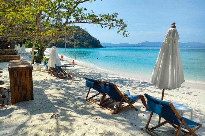Racha and Coral Islands with Sunset at Promthep Cape by Catamaran Yacht - Racha Yai: a second reef and a long-tail transfer