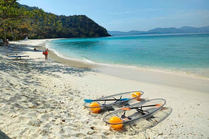 Racha and Coral Islands with Sunset at Promthep Cape by Catamaran Yacht - Who will enjoy this day most