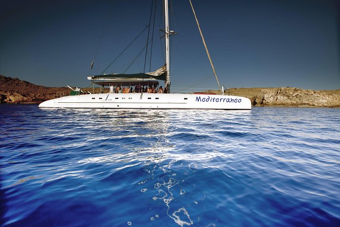 Relaxing Adults-only Blue Lagoon Catamaran Trip from Protaras - Konnos Bay at lunchtime