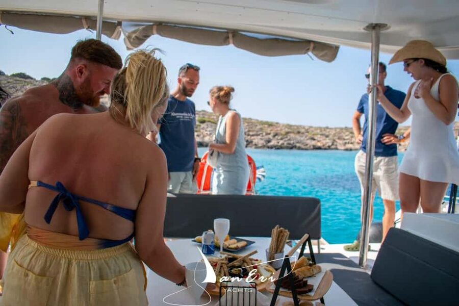 Rethymno Premium Catamaran Cruise: Healthy Lunch & Open Bar - The crew and the feel of a small group