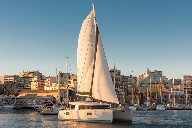 Rethymno: Sunset Catamaran Trip - Sushi & Open Bar - The sunset return to Rethymno
