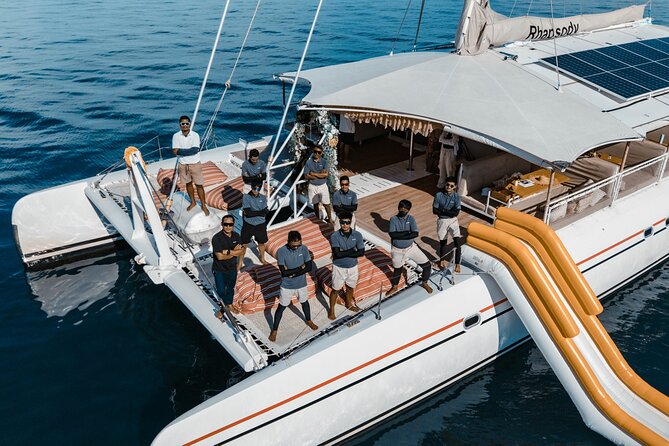 Rhapsody Phuket Coral & Racha Sunset Catamaran Cruise - The afternoon cruise and sunset near Promthep Cape