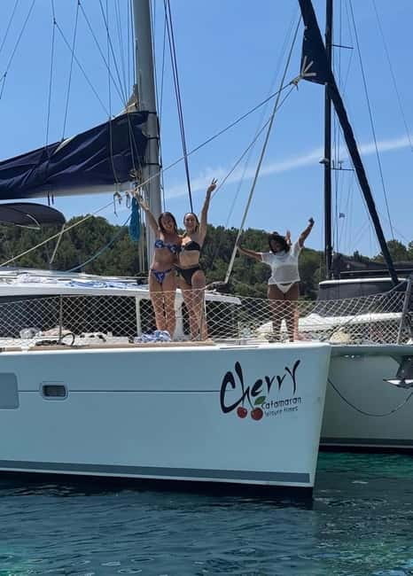 Rhodes: All inclusive Catamaran Escape with Lunch & Drinks - Kallithea Springs: the prettiest final swim