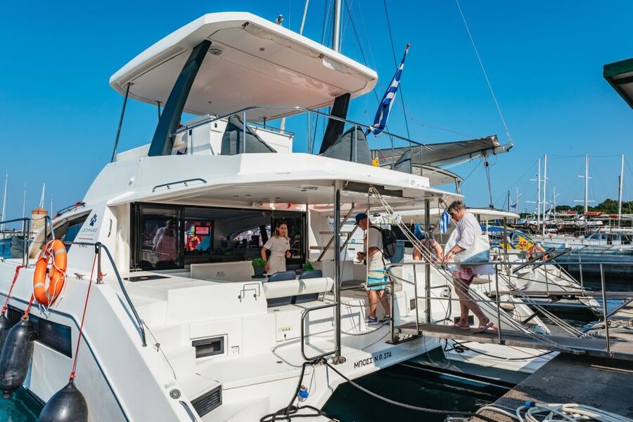 Rhodes: Sunset Catamaran Cruise with Dinner Buffet & Drinks - Key points at a glance