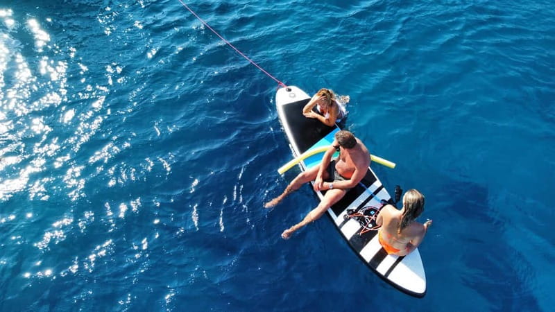 Rhodes: Sunset Catamaran Cruise with Snack, Fruits & Drinks - Crew service and the feel onboard
