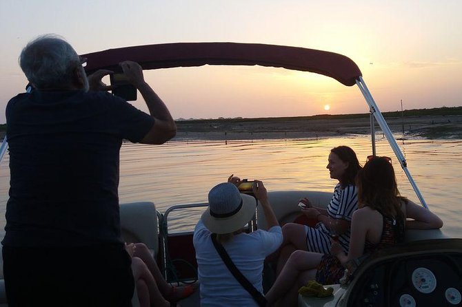 Ria Formosa Boat Sunset Islands Tour from Faro - Barreta Island, the first 45-minute stop