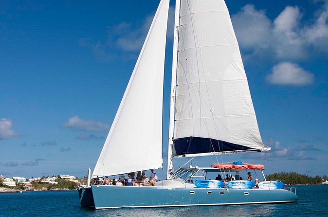 Rising Son Catamaran Adventure in Bermuda - Rum swizzles, music, and the ride back
