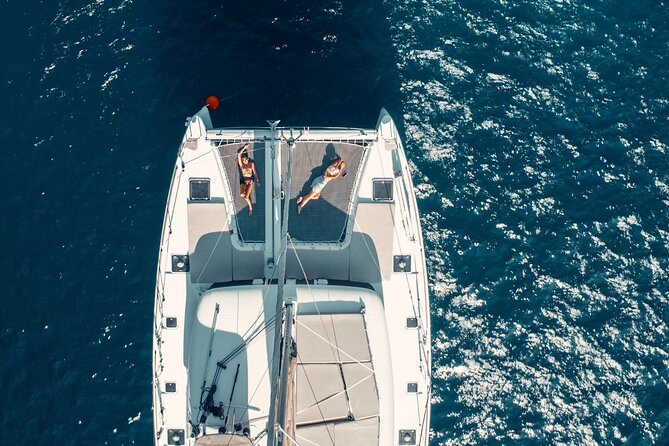 Romantic Sunset Catamaran Caldera Cruise incl. Meal & Drinks - What to pack for this Santorini cruise