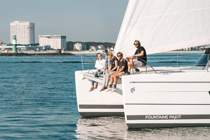 Rostock: Half-Day, Full-Day or Sunset Catamaran Cruise - Routes toward Warnemünde, Rostock, Kühlungsborn, and Darß