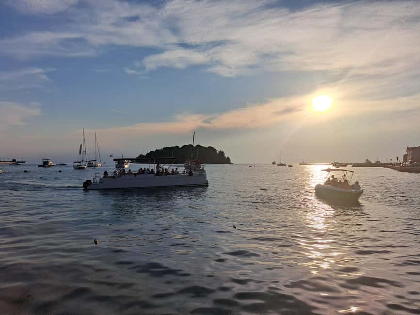 Rovinj: Sunset & dolphin group tours with Catamaran - Simple tips for a better evening