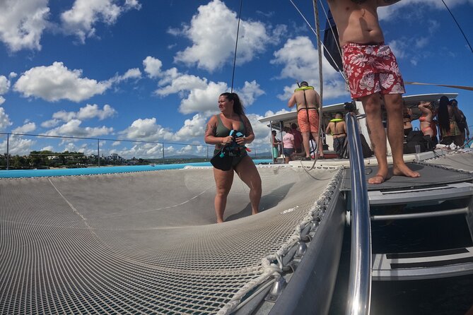 Sailing Catamaran Excursion - Sailing toward Puerto Plata and Ocean World