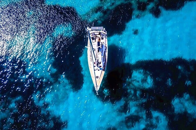 Sailsational Luxury Santorini Catamaran Sunset Cruise with Dinner - The volcano and hot springs take up two hours