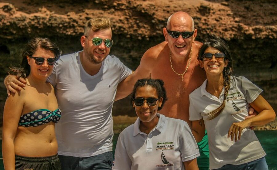 Sal: All-Inclusive Half-Day Lounge Catamaran Cruise - The return trip turns into a Cape Verdean party