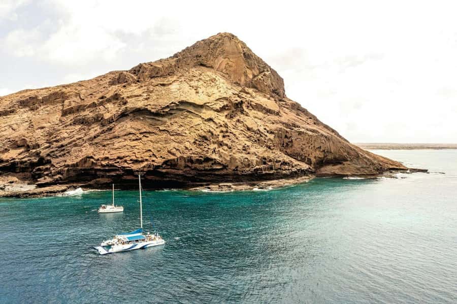 Sal Island Catamaran Cruise with All-inDrinks and Snacks - Monte Leão and Murdeira Bay