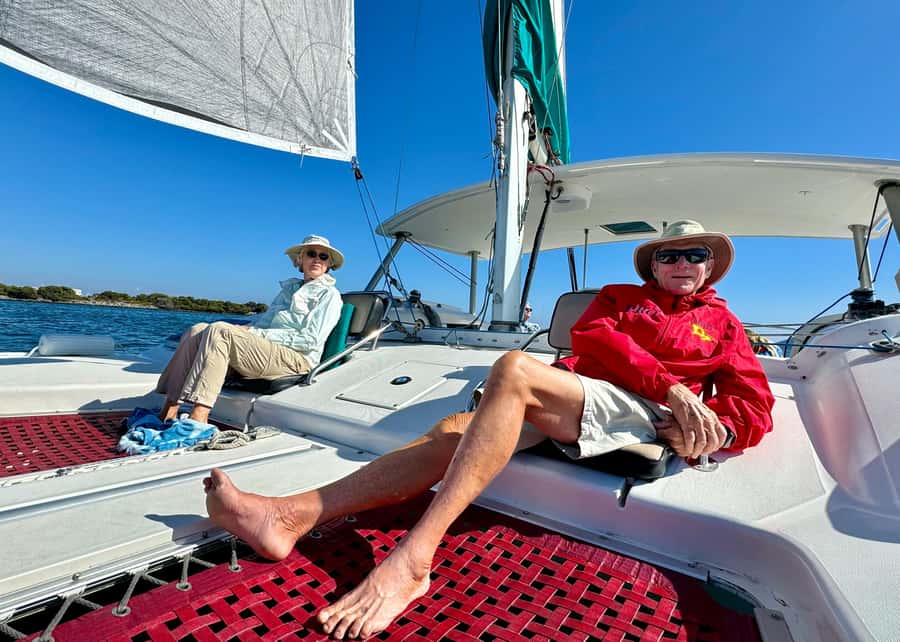 San Diego Bay: 2.5 hour Pure Catamaran Sailing Cruise - Leaving Sunroad Marina on Harbor Island