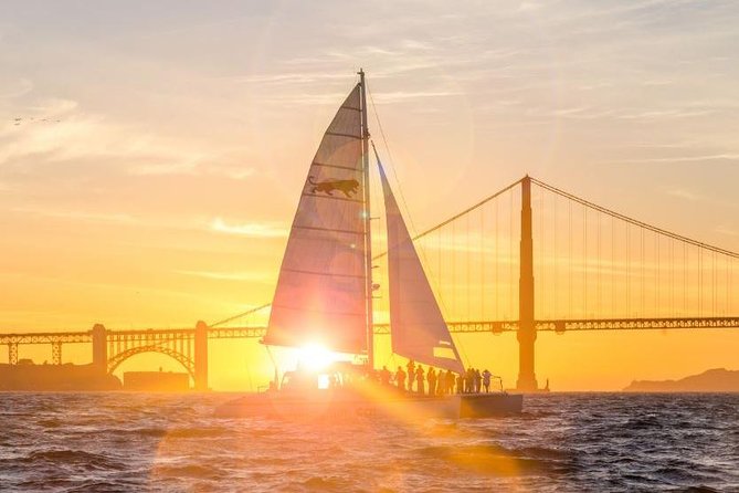 San Francisco Bay Sunset Catamaran Cruise - Choosing between the sheltered cabin and the trampoline deck