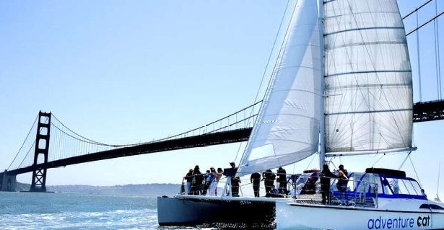 San Francisco: Golden Gate Bridge Catamaran Cruise - A 90-minute route with a lot packed in