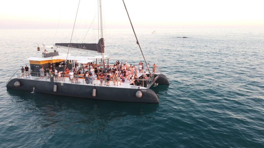 Sancti Petri: Catamaran Cruise with Swim Stop and lunch - Setting out from the Port of Sancti Petri