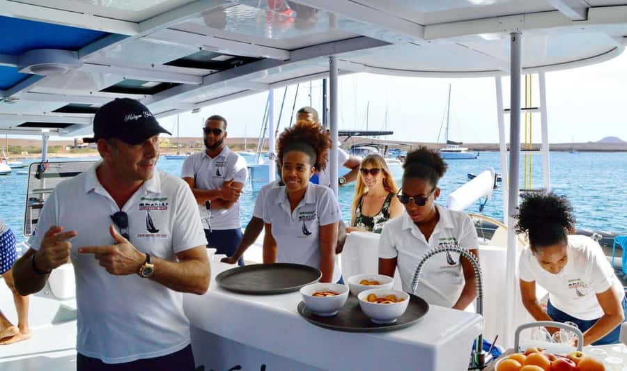 Santa Maria: Sal Island All-inclusive Adults-only Catamaran - Boarding the brand-new catamaran