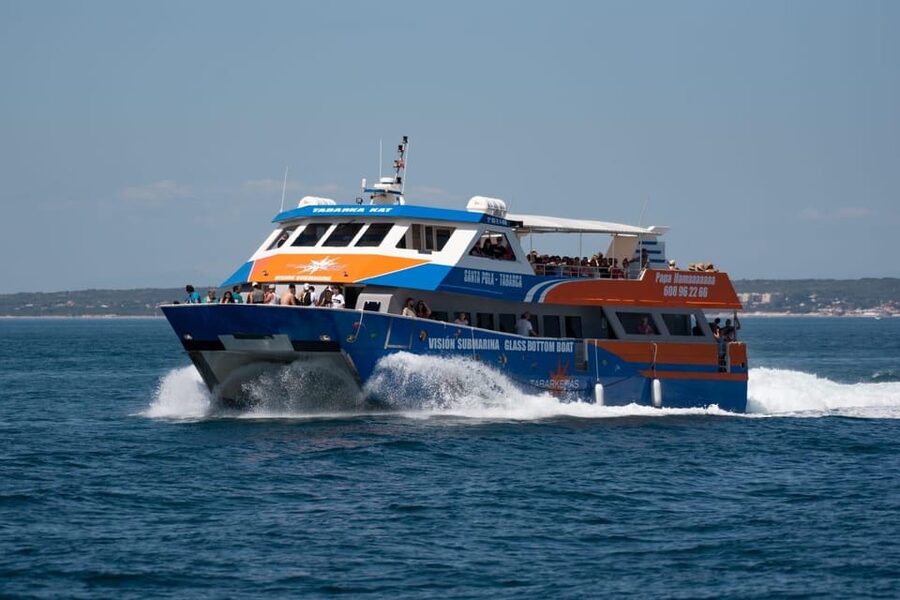 Santa Pola: Tabarca Catamaran Cruise with Underwater Vision - Booking, cancellation, and day-of-trip advice