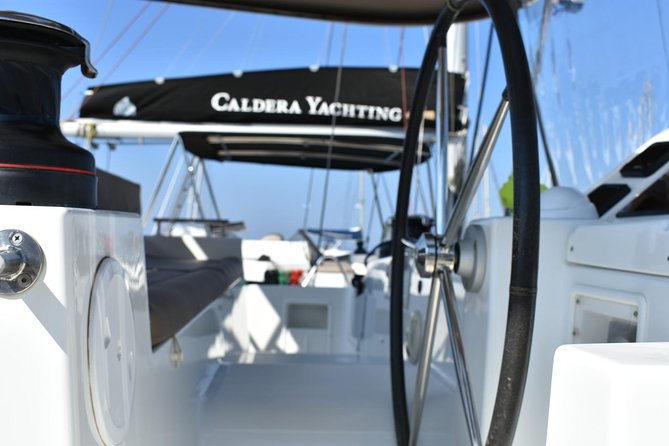 Santorini All-inclusive Private Catamaran Cruise - Palea Kameni, Nea Kameni, and the Volcano