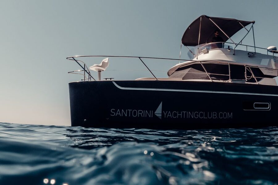 Santorini: Caldera Private Power Catamaran Cruise - Pickup, packing, and practical details