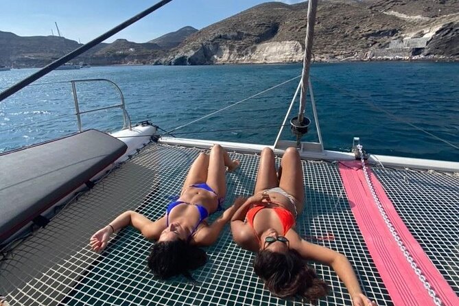 Santorini Catamaran Cruise – 5-Hour Private Sailing Experience - Mesa Pigadia and the southern coast
