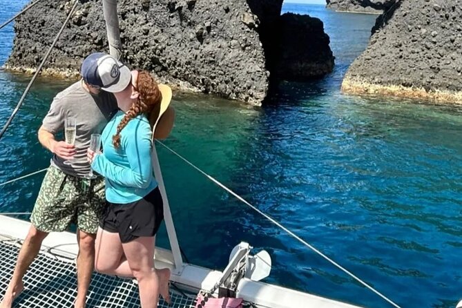 Santorini Catamaran Cruise – 5-Hour Private Sailing Experience - The lighthouse from the water