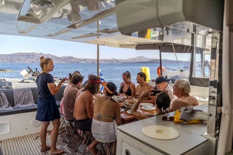 Santorini: Catamaran Cruise with Fresh Meal & Open Bar - Is $150 good value?