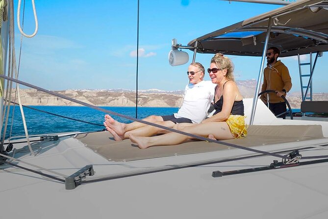Santorini Catamaran Cruise with Greek Meal, Open-Bar and Sunset - The Greek meal is a real part of the experience