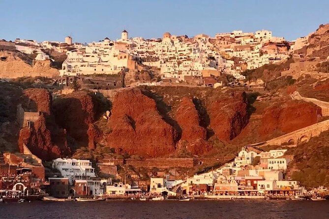 Santorini Catamaran Cruise with Greek Meal, Open-Bar and Sunset - Morning or sunset: choosing the better fit