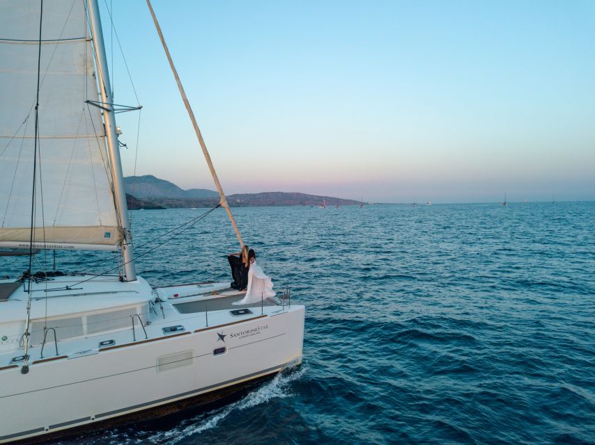 Santorini Catamaran Cruise with Swimming, Meal and Open Bar - Key points to know before you book