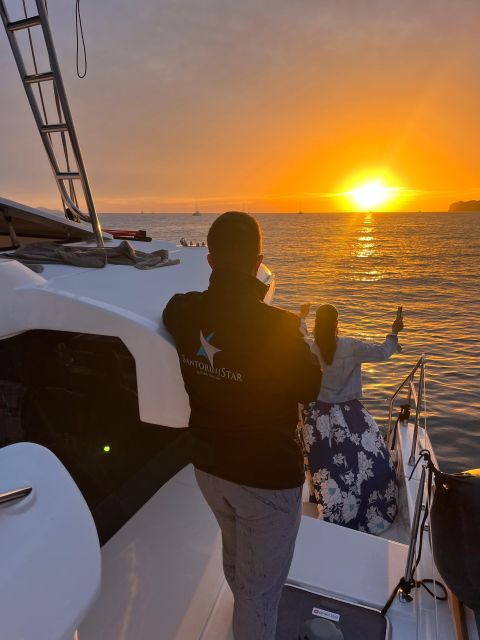 Santorini Catamaran Cruise with Swimming, Meal and Open Bar - Why this cruise works so well for seeing Santorini