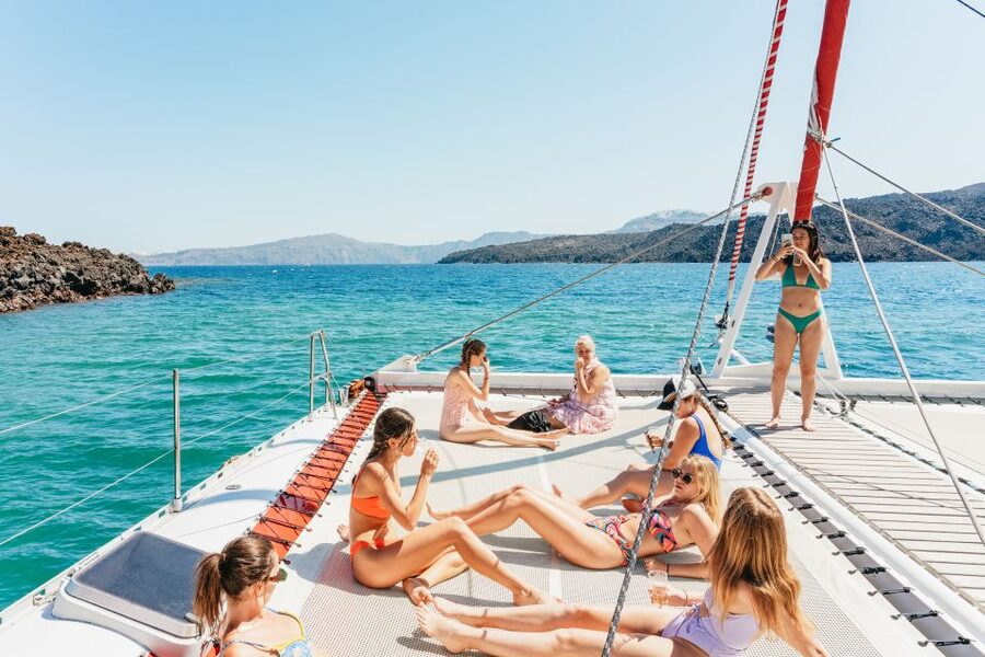 Santorini: Catamaran Tour with BBQ Dinner, Drinks, and Music - Is $93 a good value?
