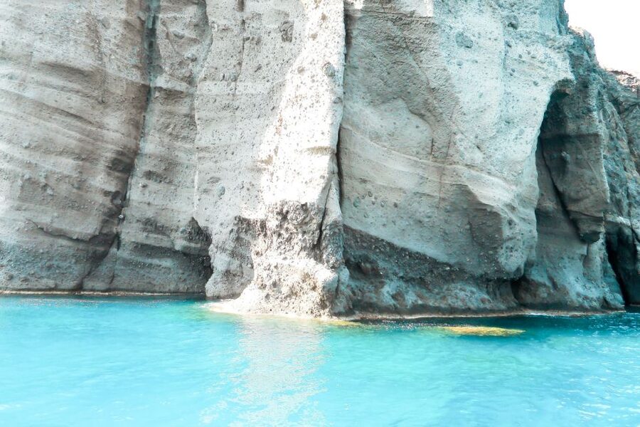 Santorini: Catamaran Tour with BBQ Meal and Unlimited Drinks - The hot springs beneath the volcano