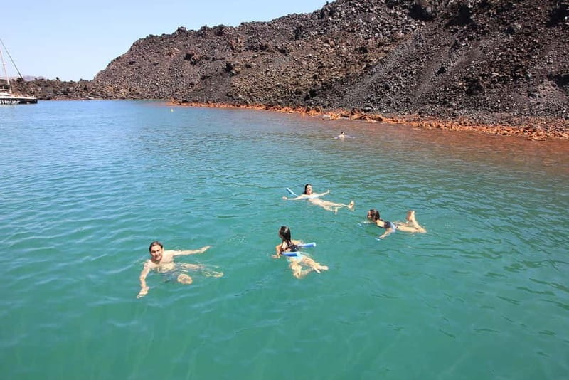 Santorini: Luxury Catamaran Cruise with Lunch, BBQ & Drinks - What the $129 price really covers