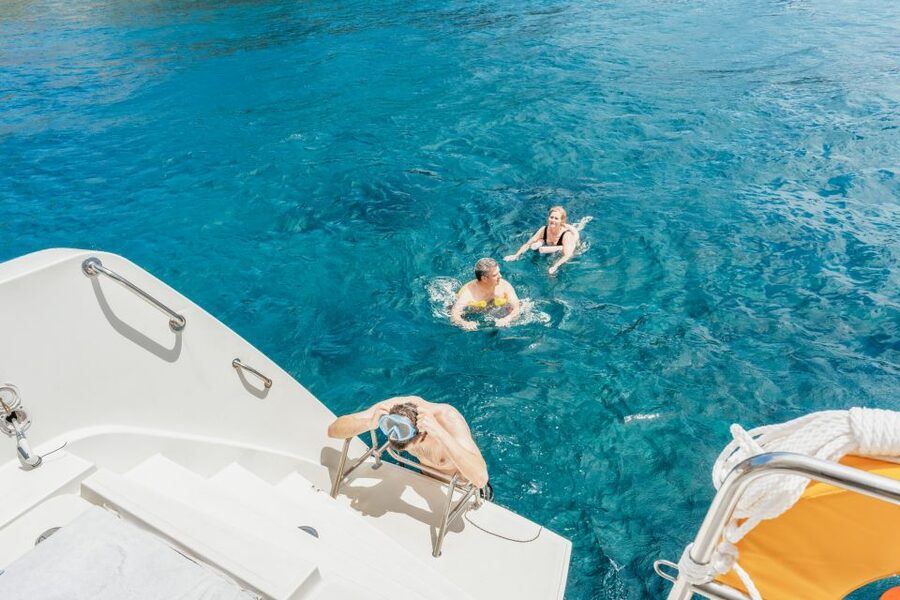 Santorini: Luxury Catamaran Day Trip with Meal and Open Bar - Why the sunset sailing costs more in effort, not just money