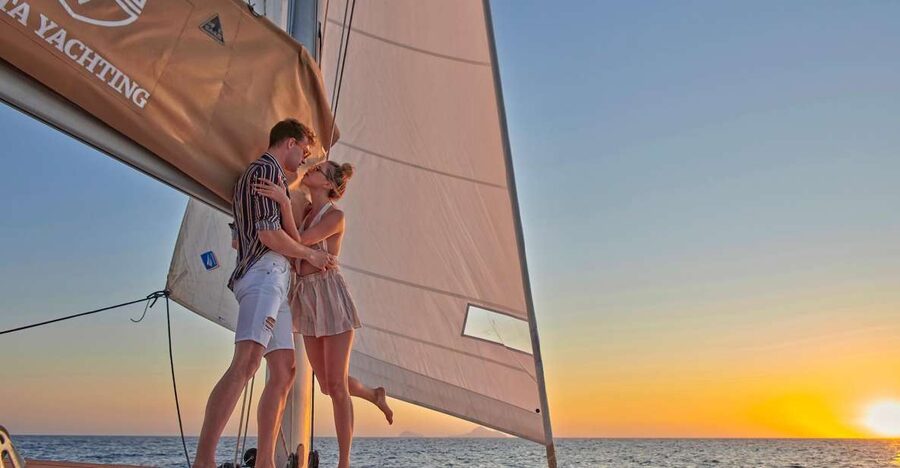 Santorini: Platinum Catamaran Cruise w/ BBQ Meal & Open Bar - What makes this cruise worth considering
