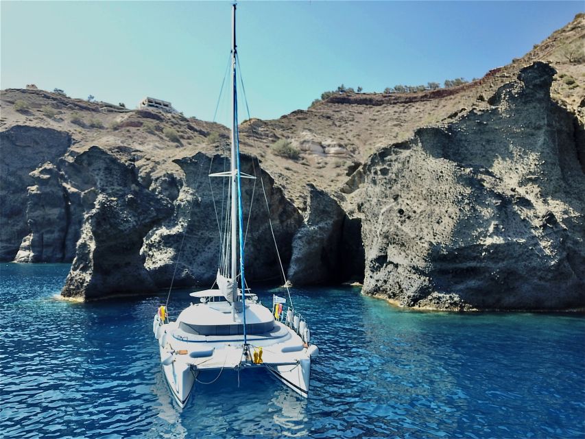 Santorini: Private All-In Catamaran Cruise, with Food|Drinks - Key points to know before you book