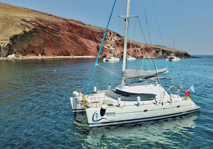Santorini: Private All-In Catamaran Cruise, with Food|Drinks - What the crew adds to the day