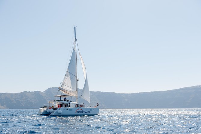 Santorini Small-Group Catamaran Sailing Trip(BBQ,drinks, transfer) - Transfers make the day easier