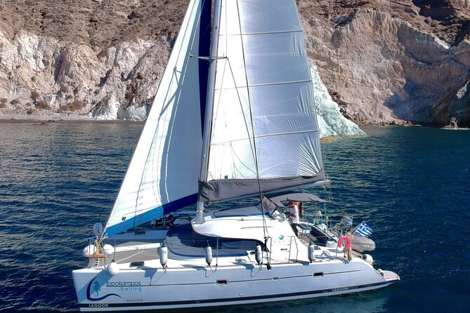 Santorini: Special Occasions Catamaran Cruise, All Inclusive - Why Santorini looks better from the water