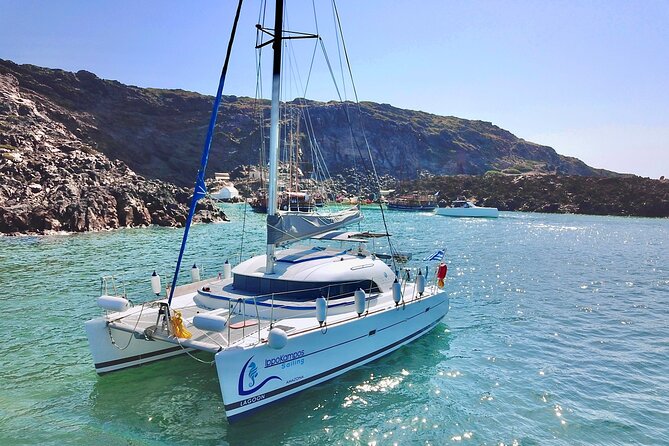 Santorini Sunset:Private All-In Catamaran Cruise (Food&Drinks) - Setting out from Vlychada around 3:30 p.m.
