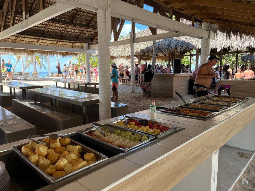 Saona Exclusive Catamaran – Small Group Experience - A Dominican buffet made for a long day