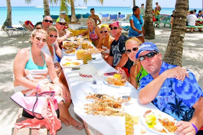 Saona Island Catamaran Adventure with Free Food and Transportation - The catamaran ride back to Bayahibe