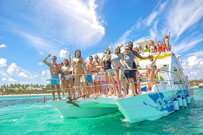 Saona Island Full Day Excursion from Punta Cana + Catamaran Party - The speedboat ride and the natural pool