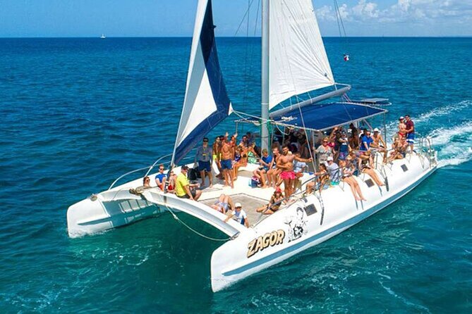Saona Island Tour and Catamaran Party from Punta Cana - Speedboat to the natural pool