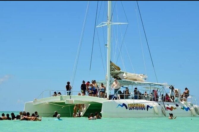 Saône Island from Punta Cana Catamaran, Natural Pool and Lunch - The return by speedboat adds a jolt