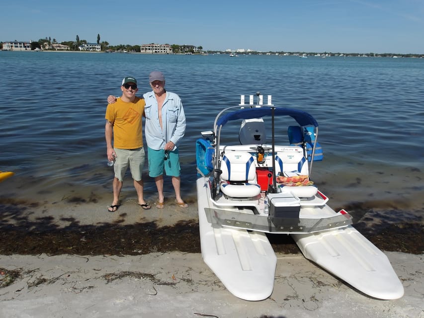 Sarasota: Island Adventures & Catamaran Speedboat Tour - Twenty minutes at Lido Key Beach